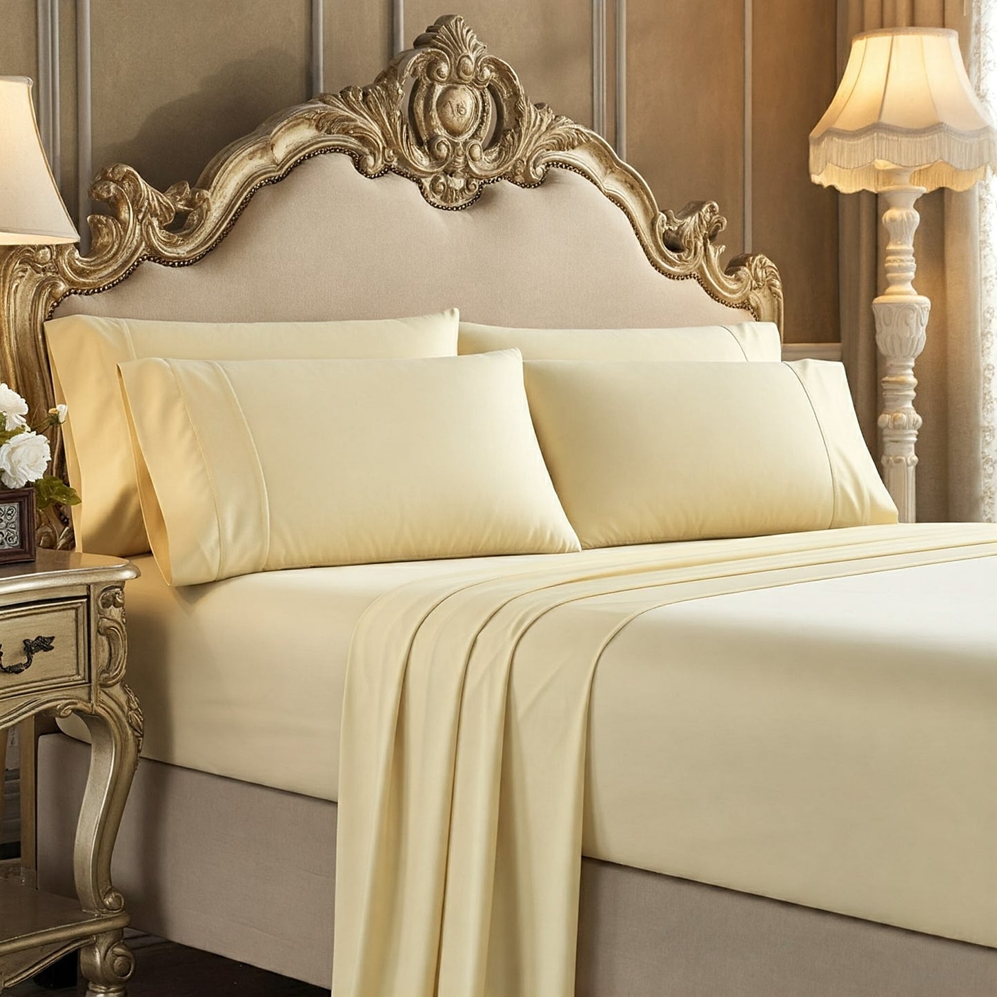 Pharao Cotton Satin Fitted Sheet