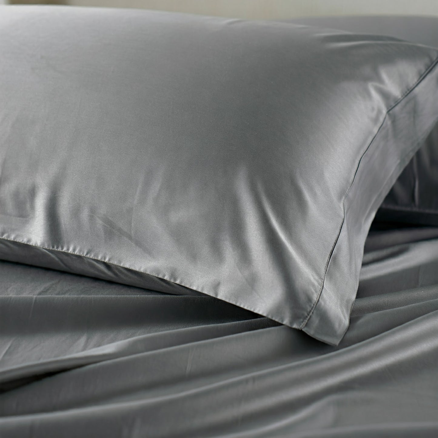 Taie d'oreiller en satin de coton Pharao